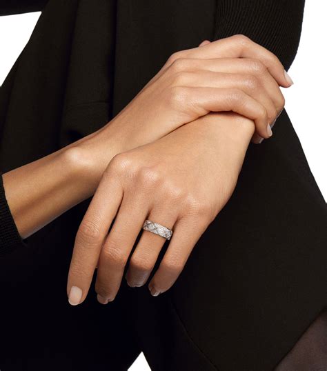 chanel ring in white gold onyx and diamonds|chanel diamond rings for women.